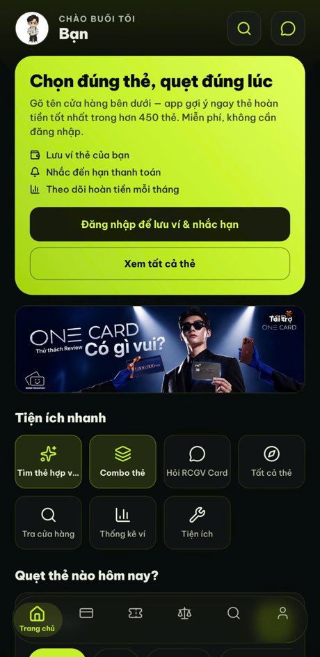 Trang chủ RCGV Card